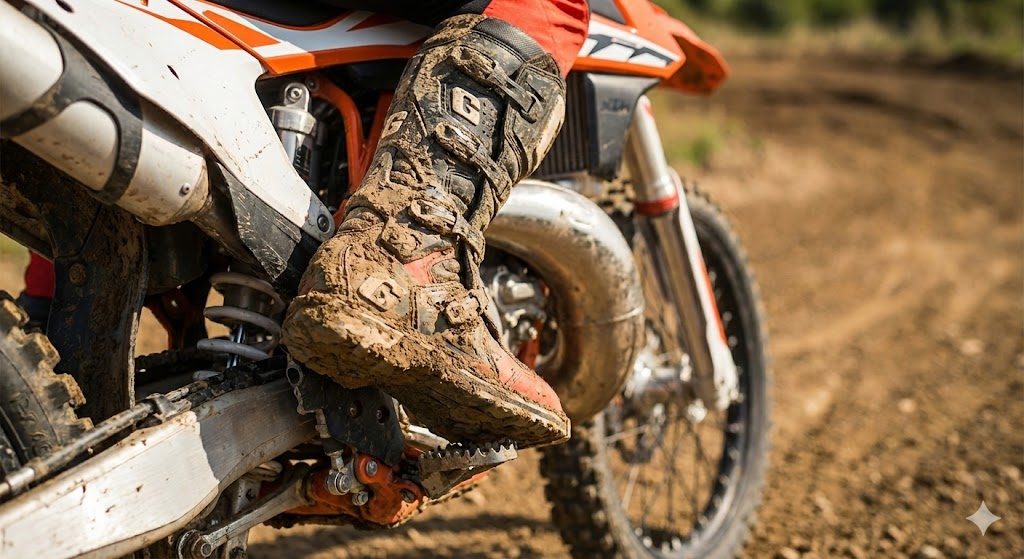 Dual-sport tire pressure on gravel